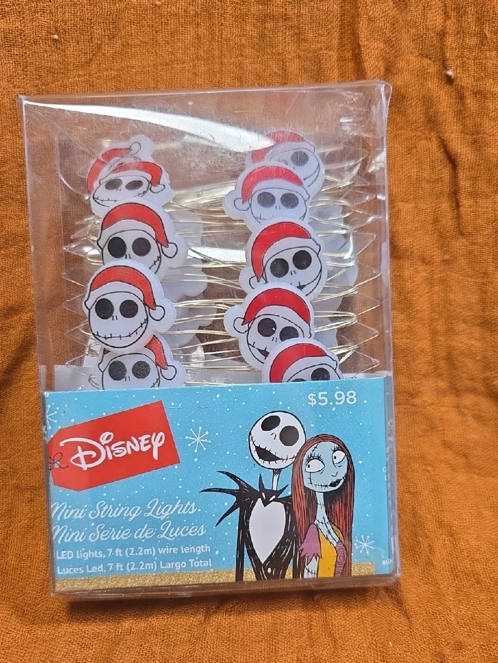 Disney Mini String Lights LED 7ft. NBC
